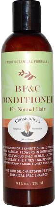 BF&C Conditioner, 8 fl oz (236 ml) by Christophers Original Formulas, 洗澡，美容，頭髮，頭皮，護髮素 HK 香港
