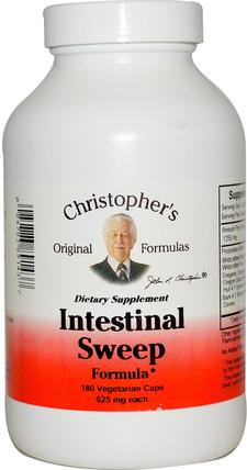 Intestinal Sweep Formula, 625 mg, 180 Veggie Caps by Christophers Original Formulas, 健康，排毒，結腸清洗 HK 香港