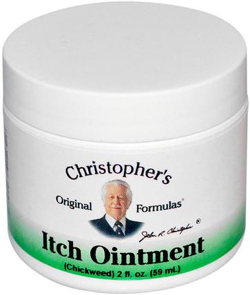 Itch Ointment, 2 fl oz (59 ml) by Christophers Original Formulas, 健康，女性，皮膚 HK 香港