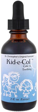 Kid-e-Col Extract, Colic & Teething, 2 fl oz by Christophers Original Formulas, 健康，抱怨水絞痛 HK 香港