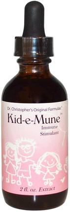 Kid-e-Mune, 2 fl oz by Christophers Original Formulas, 補充劑，抗生素，紫錐花液體，兒童健康，兒童草藥 HK 香港