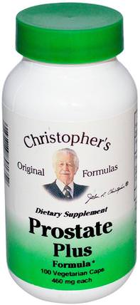 Prostate Plus Formula, 460 mg, 100 Veggie Caps by Christophers Original Formulas, 健康，男人，前列腺 HK 香港