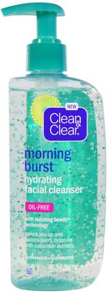 Morning Burst, Hydrating Facial Cleanser, 8 fl oz (240 ml) by Clean & Clear, 美容，面部護理，洗面奶 HK 香港