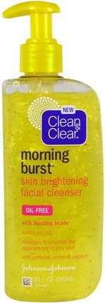 Morning Burst, Skin Brightening Facial Cleanser, 8 fl oz (240 ml) by Clean & Clear, 美容，面部護理，洗面奶 HK 香港