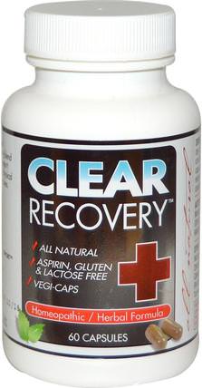 Clear Recovery, 60 Capsules by Clear Products, 補品，順勢療法，健康 HK 香港