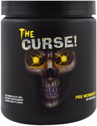 The Curse, Pre Workout, Lemon Rush, 0.55 lbs (250 g) by Cobra Labs, 健康，能量，運動 HK 香港