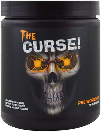 The Curse, Pre Workout, Orange Mango Flavor, 0.55 lbs (250 g) by Cobra Labs, 健康，能量，運動 HK 香港