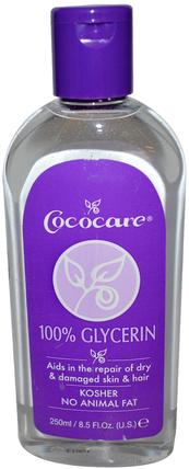 100% Glycerin, 8.5 fl oz (250 ml) by Cococare, 健康，皮膚，按摩油，沐浴，美容，頭髮，頭皮 HK 香港