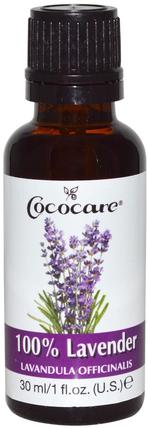 100% Lavender, 1 fl oz (30 ml) by Cococare, 沐浴，美容，香薰精油，薰衣草精油 HK 香港
