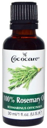100% Rosemary Oil, 1 fl oz (30 ml) by Cococare, 沐浴，美容，香薰精油，迷迭香精油 HK 香港