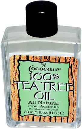 100% Tea Tree Oil, 1 fl oz (30 ml) by Cococare, 沐浴，美容，香薰精油，茶樹精油 HK 香港