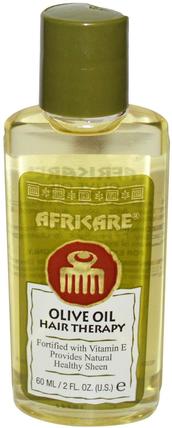 Africare, Olive Oil Hair Therapy, 2 fl oz (60 ml) by Cococare, 洗澡，美容，頭髮，頭皮 HK 香港
