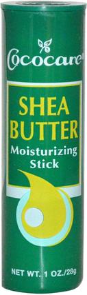 Shea Butter Moisturizing Stick, 1 oz (28 g) by Cococare, 洗澡，美容，乳木果油，皮膚，妊娠紋疤痕 HK 香港
