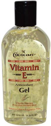 Vitamin E Antioxidant Gel, 8.5 fl oz (250 ml) by Cococare, 健康，皮膚，維生素E油霜，按摩油 HK 香港