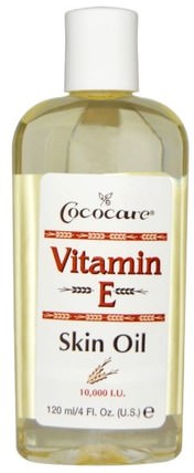 Vitamin E Skin Oil, 4 fl oz (120 ml) by Cococare, 健康，皮膚，維生素E油霜，妊娠紋疤痕 HK 香港