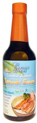 Teriyaki Sauce, Coconut Aminos, 10 fl oz (296 ml) by Coconut Secret, 食物，醬汁和醃泡汁 HK 香港