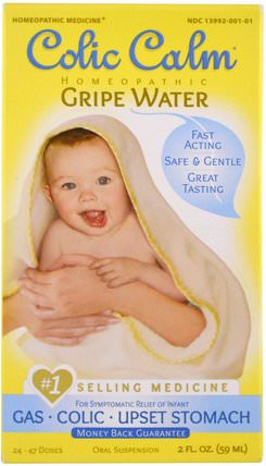 Colic Calm, Gripe Water, 2 fl oz (59 ml) by Colic Calm, 兒童健康，抱怨水絞痛 HK 香港