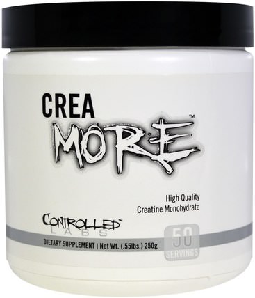 Crea More.55 lbs (250 g) by Controlled Labs, 運動，肌酸粉 HK 香港