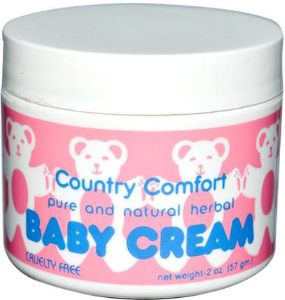 Baby Cream, 2 oz (57 g) by Country Comfort, 健康，懷孕，尿布，尿布霜 HK 香港