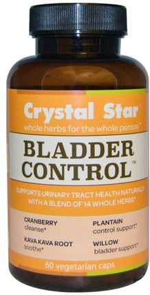 Bladder Control, 60 Veggie Caps by Crystal Star, 健康，膀胱 HK 香港