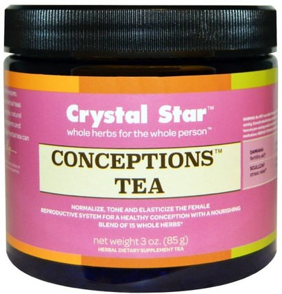 Conceptions Tea, 3 oz (85 g) by Crystal Star, 食物，涼茶，婦女 HK 香港