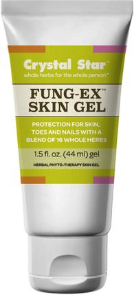 Fung-Ex Skin Gel, 1.5 fl oz (44 ml) by Crystal Star, 洗澡，美容，化妝，指甲護理，霜足 HK 香港
