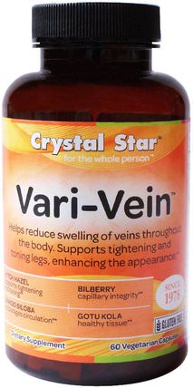 Vari-Vein, 60 Veggie Caps by Crystal Star, 健康，女性，靜脈曲張的護理 HK 香港