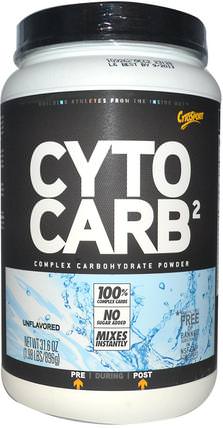 Inc, CytoCarb 2, Complex Carbohydrate Powder, Unflavored, 31.6 oz (896 g) by Cytosport, 運動，運動，肌肉 HK 香港