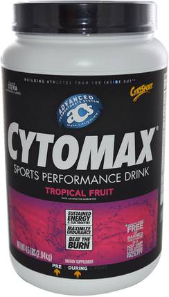 Inc, CytoMax, Sports Performance Drink, Tropical Fruit, 4.5 lbs (2.04 kg) by Cytosport, 運動，鍛煉，電解質飲料補給 HK 香港
