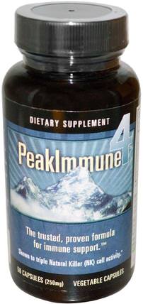 Peak Immune 4, 250 mg, 50 Veggie Caps by Daiwa Health Development, 健康，感冒流感和病毒，免疫系統，補品，米糠 HK 香港