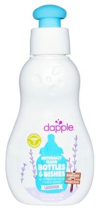 Travel Dish Liquid, Lavender, 3 fl oz (88.7 ml) by Dapple, 兒童健康，兒童和嬰兒清潔，兒童食品 HK 香港
