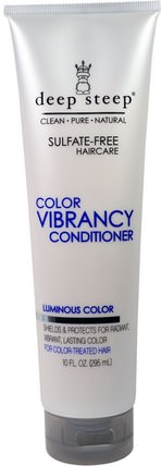 Color Vibrancy Conditioner, Luminous Color, 10 fl oz (295 ml) by Deep Steep, 洗澡，美容，頭髮，頭皮，洗髮水，護髮素，護髮素 HK 香港