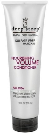 Nourishing Volume Conditioner, Full Body, 10 fl oz (295 ml) by Deep Steep, 洗澡，美容，頭髮，頭皮，洗髮水，護髮素，護髮素 HK 香港