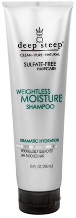 Weightless Moisture Shampoo, 10 fl oz (295 ml) by Deep Steep, 洗澡，美容，摩洛哥堅果洗髮水 HK 香港