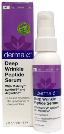 Deep Wrinkle Peptide Serum, 2 fl oz (60 ml) by Derma E, 美容，面部護理，皮膚血清 HK 香港