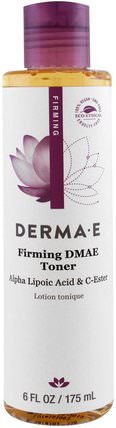 Firming DMAE Toner, 6 fl oz (175 ml) by Derma E, 補品，dmae，面部調色劑 HK 香港