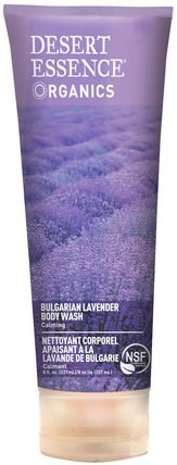 Bulgarian Lavender Body Wash, Calming, 8 fl oz (237 ml) by Desert Essence, 洗澡，美容，沐浴露 HK 香港