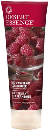Conditioner, Red Raspberry, 8 fl oz (237 ml) by Desert Essence, 洗澡，美容，護髮素，頭髮，頭皮，洗髮水，護髮素 HK 香港