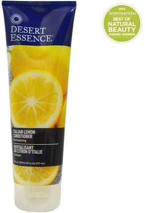 Italian Lemon Conditioner, Revitalizing, 8 fl oz (237 ml) by Desert Essence, 洗澡，美容，護髮素，頭髮，頭皮，洗髮水，護髮素 HK 香港