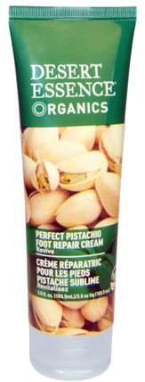 Perfect Pistachio Foot Repair Cream, Revive, 3.5 fl oz (103.5 ml) by Desert Essence, 沐浴，美容，潤膚露，霜足 HK 香港