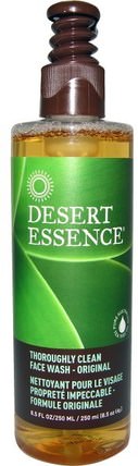 Thoroughly Clean Face Wash - Original, 8.5 fl oz (250 ml) by Desert Essence, 美容，面部護理，洗面奶，健康，皮膚 HK 香港