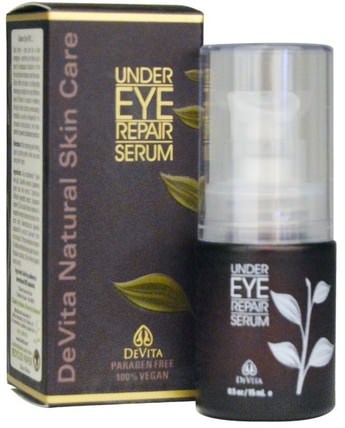 Under Eye Repair Serum, 0.5 oz (15 ml) by DeVita, 美容，眼霜，面部護理，皮膚 HK 香港