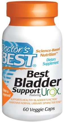 Best Bladder Support, 60 Veggie Caps by Doctors Best, 健康，膀胱，泌尿系統健康 HK 香港