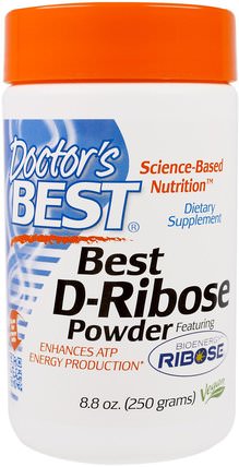 Best D-Ribose Powder, 8.8 oz (250 g) by Doctors Best, 運動，核糖 HK 香港