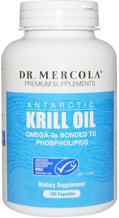 Antarctic Krill Oil, 180 Capsules by Dr. Mercola, 健康 HK 香港