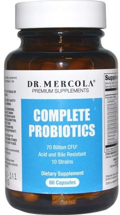Complete Probiotics, 60 Capsules by Dr. Mercola, 健康 HK 香港