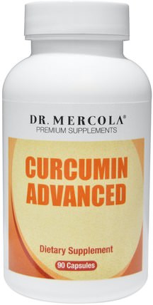 Curcumin Advanced, 90 Capsules by Dr. Mercola, 補充劑，抗氧化劑，薑黃素 HK 香港