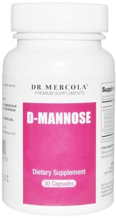 D-Mannose, 30 Capsules by Dr. Mercola, 補充劑，d-甘露糖 HK 香港