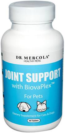 Joint Support, with BiovaPlex, for Pets, 60 Tablets by Dr. Mercola, 健康 HK 香港