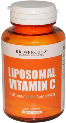 Liposomal Vitamin C, 1.000 mg, 60 Licaps Capsules by Dr. Mercola, 健康 HK 香港